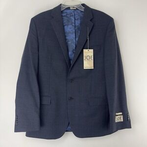 Joseph Abboud JOE Men's Blue Wool Suit Jacket Blazer Size 44R 38W New With Tags